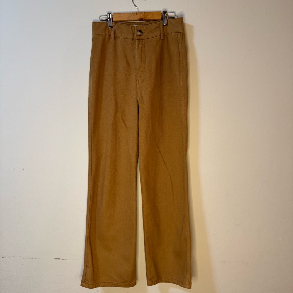 Reformation Marine Jeans, Butterscotch, High Waist, Cropped, Size 25
